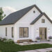 One bedroom Cottage house plan features 595 sq ft of living space