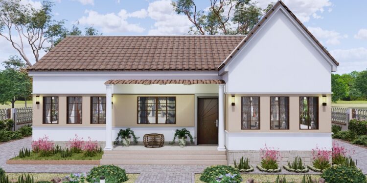 beautiful house 3 bedrooms 2 bathrooms and laundry 12×11 meters