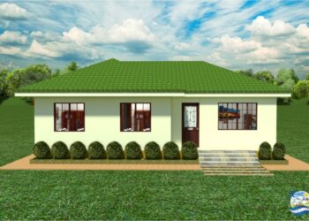 House Plans 3 Bedrooms 2 Bathrooms, 12X10 METERS