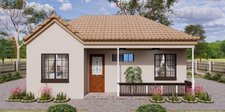 two bedrooms house design