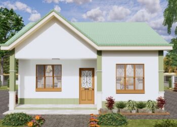 beautiful small house3 bedrooms 2 bathrooms 8x11m house