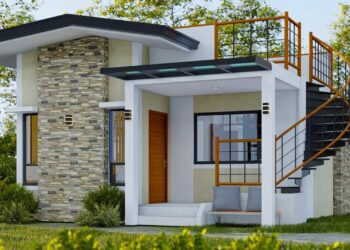 Small House Design in 90.7 Sqm with Functional Roof Deck (Design with House Plan)