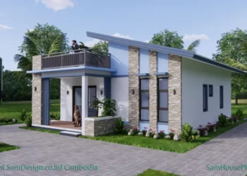 The 8×11 Meter Tiny House with 2 Bedrooms and 2 Baths