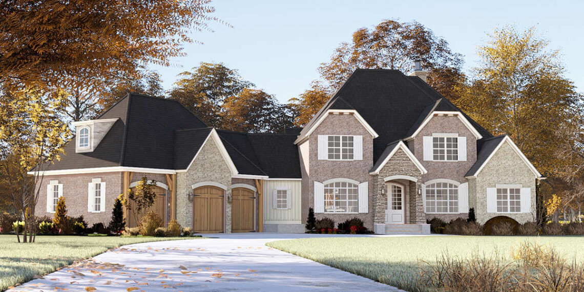 European Plan: Spacious 5-Bedroom Home with Bonus Room and Generous Porch Area