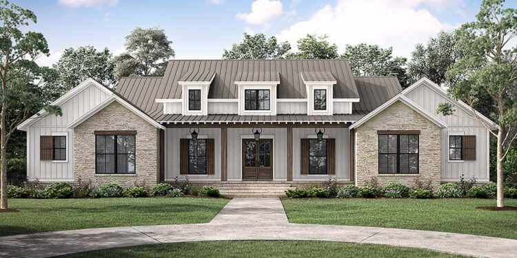 Introducing the Ultimate Single-Story Luxury Home: 4 Bedrooms, 3 Full Baths, and 1 Half Bath in Traditional Style
