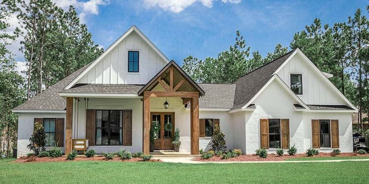 Discover the Charm of This Stunning 2-Story, 4-Bedroom Farmhouse-Style Home