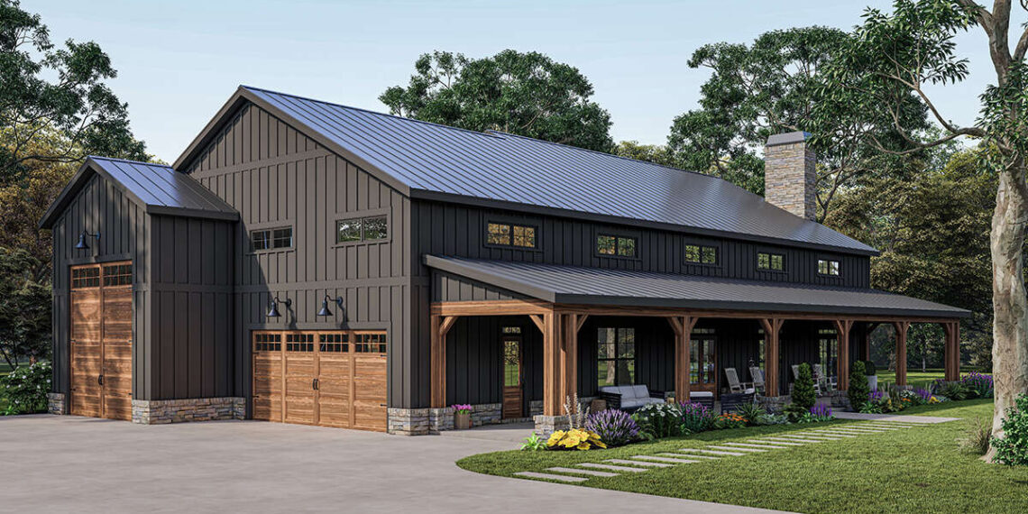 Stunning Barndominium Design: A Perfect Blend of Bold Exterior and Functional Interior Living