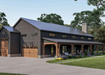 Stunning Barndominium Design: A Perfect Blend of Bold Exterior and Functional Interior Living