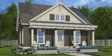 Craftsman Cottage – 855 Sq Ft, 1 Bedroom, 1.5 Bathrooms