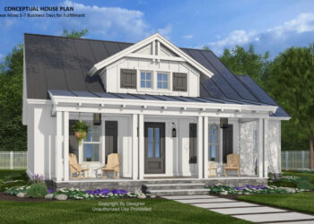 Modern Farmhouse – 1,004 Sq Ft, 2 Bedrooms, 2 Bathrooms