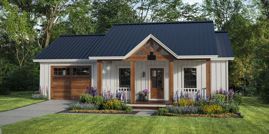 Modern Farmhouse Cottage – 716 Sq Ft, 1 Bedroom, 1 Bathroom